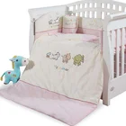 All season suited washable hypoallergenic printed cotton baby bed quilt