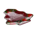 wholesale durable Christmas tree shaped decoration tray