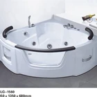 Space-efficient corner bathtub white freestanding used bathtub