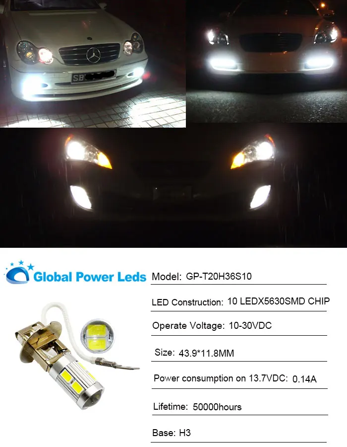 H3 led fog light