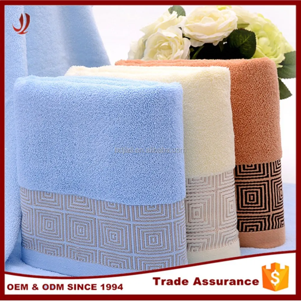 high quality 100% cotton bath towel gift