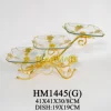 iranian party buffet glass candy serving tray cake plate wedding and household decoration hotel meta tray