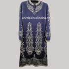 muslim long sleeve jacquard women islamic clothing winter sweater dress