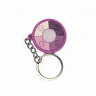 Custom 2D Soft PVC Rubber UV Tester Sensor Emoji Key Chain Promotional UV Light Keychain JGKC0001