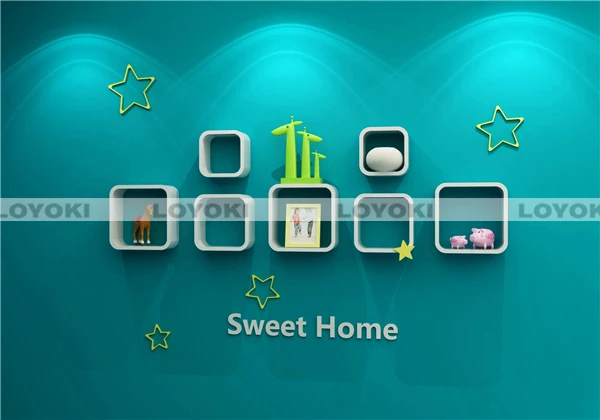 Cube Shelves And Cube Shelves printed home folding storage box for kids