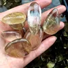 Natural Gold Rutilated Quartz Crystal Pendant for Sale