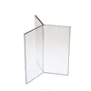 Clear Acrylic Six-Side Table Tent 4"w x 6"h Panels Menu Holder Panel Sign Holders DIsplay Rack Price Advertisement Display Stand