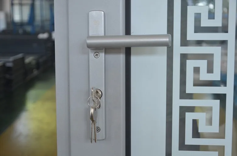 European Style Aluminium French Door Security Steel Mesh Screen Door Interior Aluminum Double Swing Door