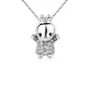 funny rabbit 925 sterling silver pendant
