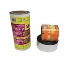 Customized Printed Laminated roll film food packaging for macha tea