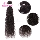 K.S WIGS Virgin Mongolian Deep Wave Hair 22 Inch Deep Weave Human Hair 100g Deep Body Wave Virgin Brazilian Hair
