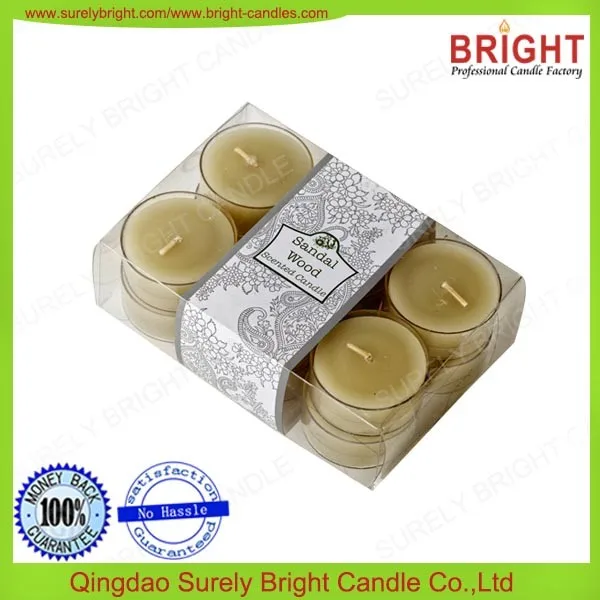 China Factory Wholesale Decotaive Scented Colored Tea Light Candle