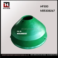 HP300 HP400 HP500 CONE CRUHSER HIGH MANGANESE STEEL SPARE PARTS CONCAVE AND MANTLE