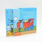 2019 0-12 years kids old high-quality cartoon children education baby Touch the card board book printing service