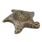 Wholesale factory new design color filling starfish shape cigar ashtray