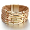 /product-detail/trendy-men-custom-wholesale-gold-metal-magnetic-clasps-wide-leather-bracelets-genuine-rope-charm-women-multilayer-wrap-bracelet-62165765576.html