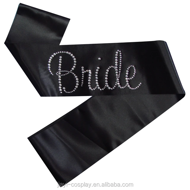 bridal shower bachelorette party bride to be sash accessories