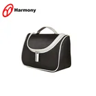 Personalized custom design polyester toiletry pouch with handle