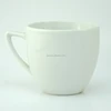 Graceful white adult coffee mug ceramic made can be painting