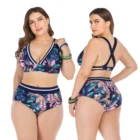 Accept OEM 2019 Sexy High Waist Bikini Swimsuit plus size Swimwear & Beachwear