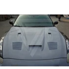 Vent Style Carbon Fiber Engine Hood Bonnet For Nissan R35 GTR