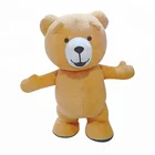Mascot Kostuum Teddybeer Mascotte Kostuum Opblaasbare Aanpassen Dier Beer Kostuum