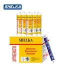 Neutral ceramic tile and glass tile silicone sealant adhesive glue