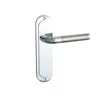 Chrome Plated Door Lever Lock Handle Set With Keyhole Plate
