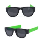 Slap Sunglasses Women Slappable Bracelet Sun Wristband Fold Shades Glasses for Men Oculos Colorful
