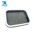 A60 A0 fireproof rectangular marine ship boat window brass porthole side scuttle