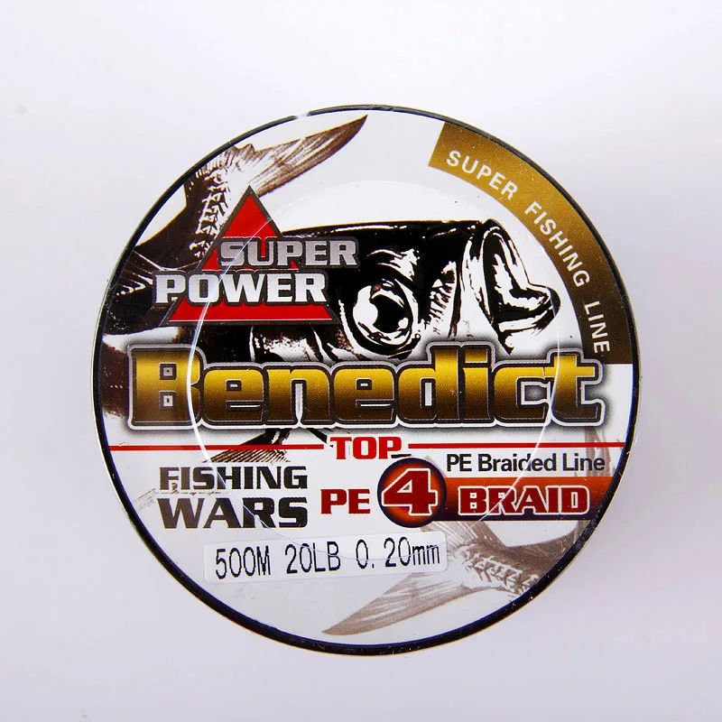 4 Strands 500m 6-120lb Strong Strength PE Braided Fishing Line 6-120lb -  China PE Fishing Rope and 4strands PE Line price