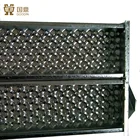 PERFORATED METAL STAIR TREADS SINGLE STRINGER