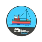 China factory custom dome round uk london fridge magnet sticker
