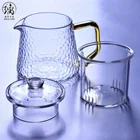 Ultra Clear Stovetop Heat Resistant Glass Teapot With Strainer