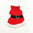 Christmas Dog Clothes Santa Puppy Costumes Pet Party Apparel Winter Holiday Coat