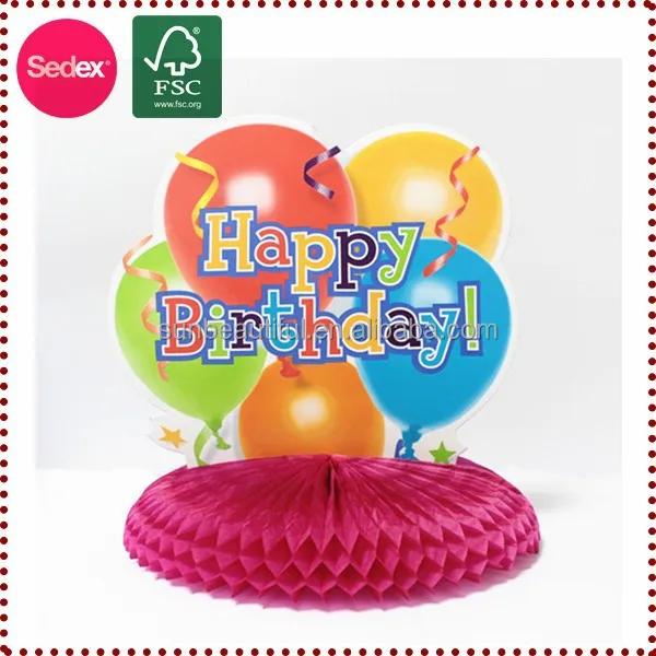 Handmade Tissue Paper Kids Birthday Party Supplies