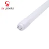Top grade single-ended input way AC175-265V 100lm/w CRI80 PF0.9 18W 22W 1200MM 6500k LED T8 Glass tube with CE certificate
