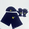 wholesale three pieces fleece hat scarf & glove teenager winter sets