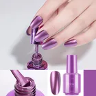 3d Polish 3D Eco-friendly Long Lasting Mirror Effect Finger Holographic UV Nail Polish For Nail Art