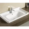 Sanitary ware factory bathroom laundry sink ceramic cabinet basin ceramics hand wash basin cabinet