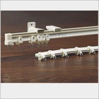 cheap prices window plastic flexible window pole curtain rail