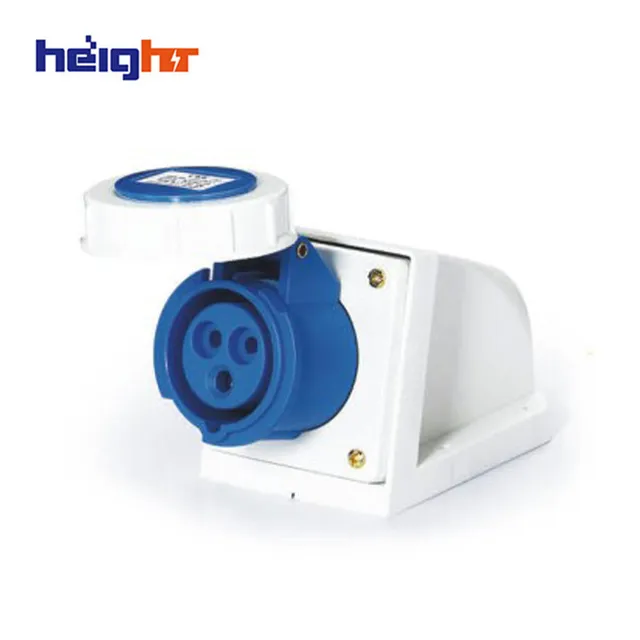 Male female electrical industrial waterproof plug and socket