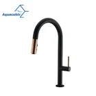 Aquacubic Cupc Pull Down Tuned Color Single Hole Kitchen Faucet