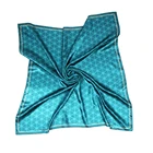 wholesale 90cmx90cm square twill fashionable custom design digital printing silk scarf for ladies