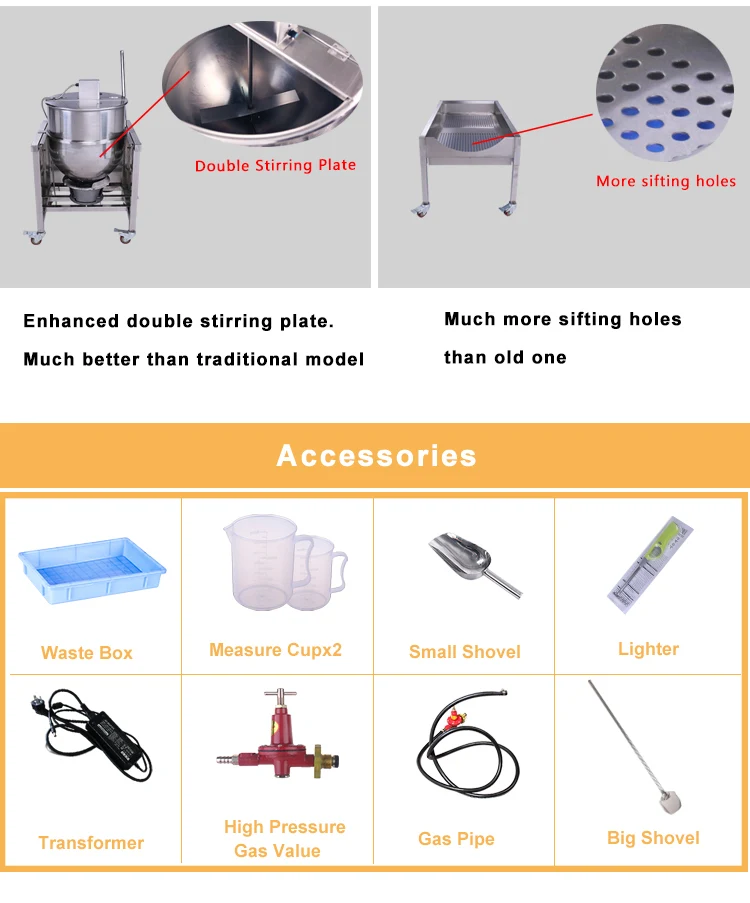 industrial popcorn making machine