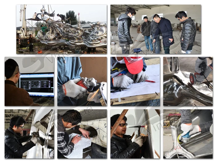 2015 Popular Design Stainless Steel Sculpture manufacturers with great price