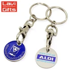 Métal Sur Mesure pas cher En Alliage de Zinc Métal Panier Chariot Jeton Coin