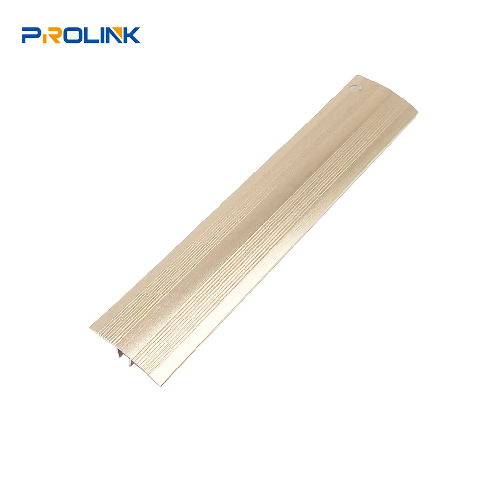 Shiny Gold Flat Door Threshold Tile Floor Metal Transition Strips