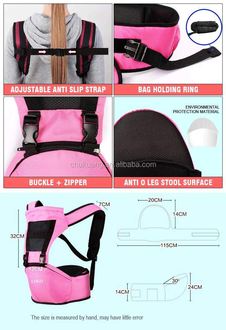 backpack safety waist stool straps multi functional baby carrier