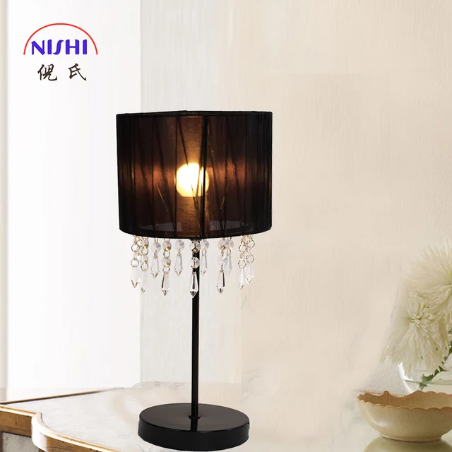 high quality nis ns-120052 glass beside table lamp modern